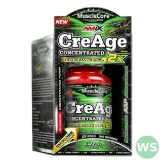 CreAge chlorowodorek kreatyny HCL 120 kapsułek — zdjęcie 1
