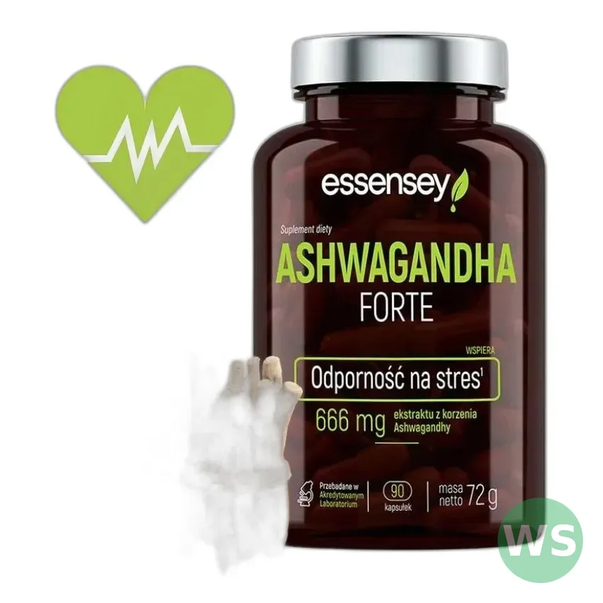 Ashwagandha Forte 90 kapsułek – mocny ekstrakt — zdjęcie 1