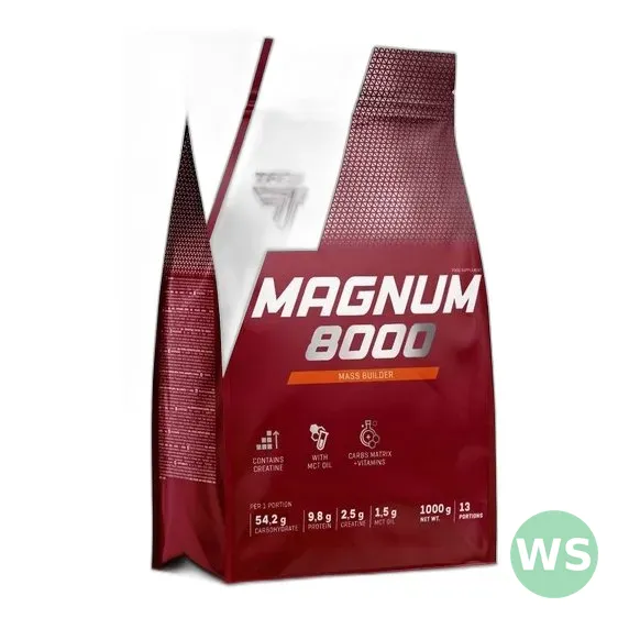 Gainer magnum 8000 banan trec nutrition 1000 g — zdjęcie 1