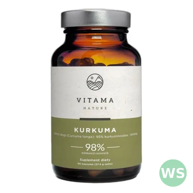 Kurkumina z piperyną – 90 kapsułek — zdjęcie 1