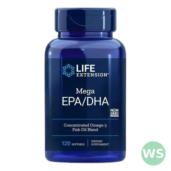 Super omega-3 mega epa dha 120 kapsułek — zdjęcie 1