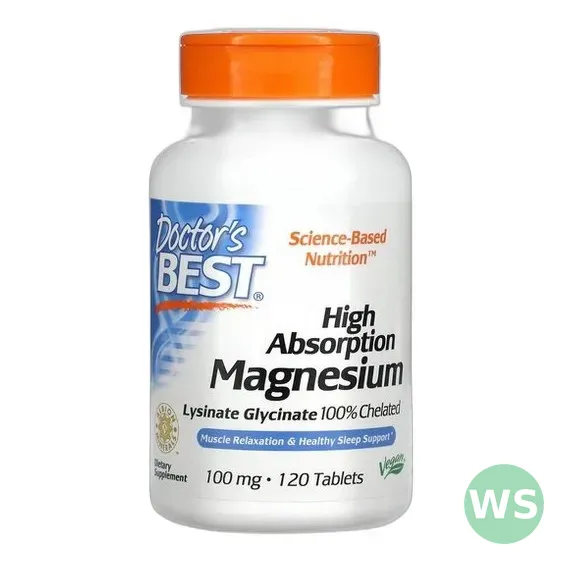 Magnez wysoko wchłanialny glicynian 100 mg 120 tabletek — zdjęcie 1