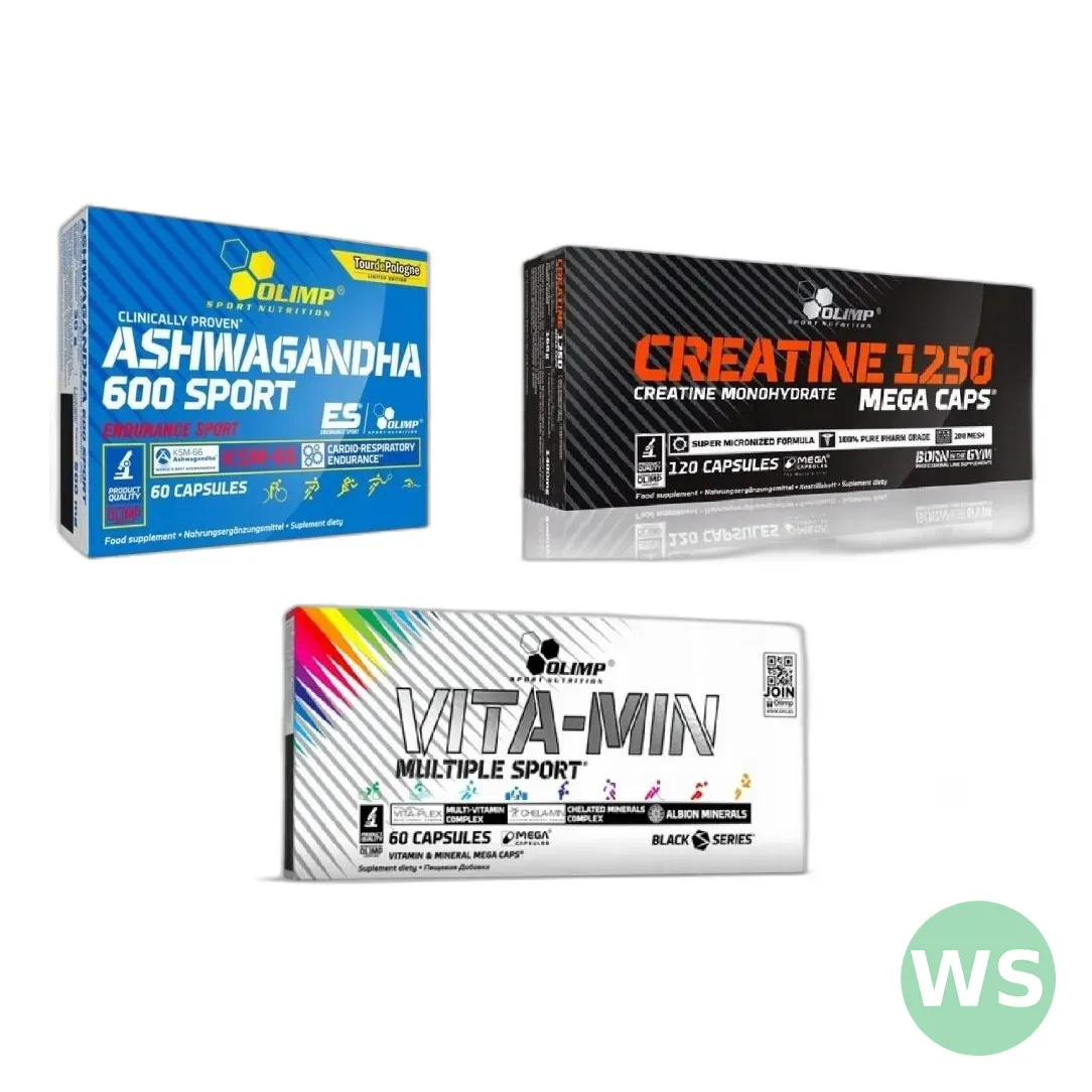 Ashwagandha z kreatyną i multiwitaminami — zdjęcie 1