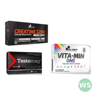 Kreatyna z witaminami i magnezem – zestaw 3 produktów — zdjęcie 1