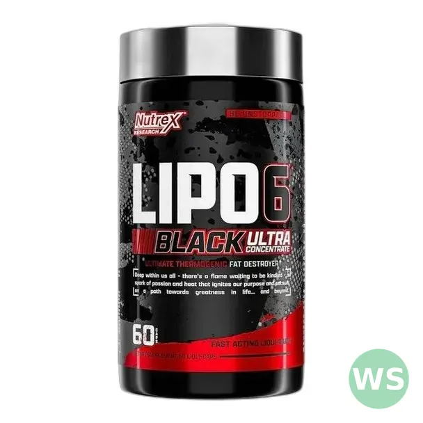 Nutrex Lipo-6 Black Ultra Concentrate - skoncentrowany spalacz — zdjęcie 1