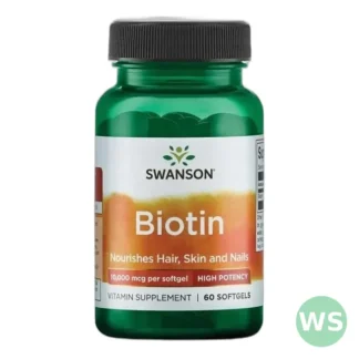 Biotyna 10000 mcg w kapsułkach miękkich — 60 porcji — zdjęcie 1