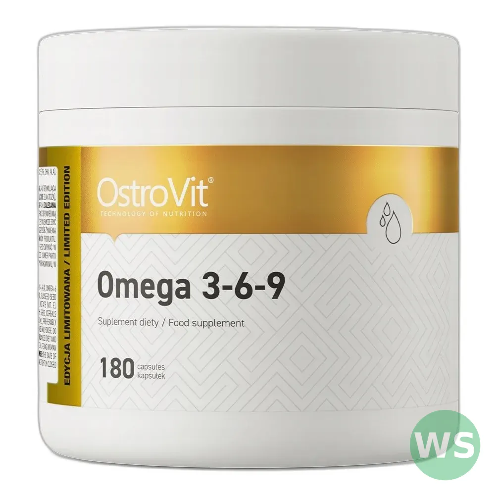 Omega 3-6-9 z witaminą E – 180 kapsułek — zdjęcie 1